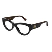 Stijlvolle Zwarte Zonnebril Gucci , Black , Unisex