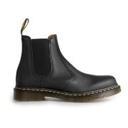 Zwarte Gladleren Laarzen Dr. Martens , Black , Heren