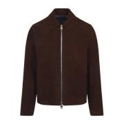 Bruine Leren Jas voor Mannen PS By Paul Smith , Brown , Heren