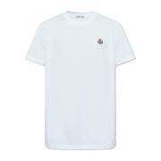 Driepack van logo T-shirts Moncler , White , Heren