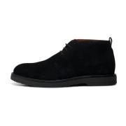 Kip desert boot suede - Zwart Shoe the Bear , Black , Heren