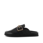 Siri gesp klomp leer - Zwart Shoe the Bear , Black , Dames