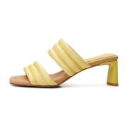 Sylvi hak textiel - Butter Satin Shoe the Bear , Yellow , Dames