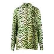 Viscose Shirt Roberto Cavalli , Green , Dames