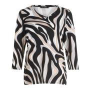 Dierenprint Basic Shirt Betty Barclay , Multicolor , Dames