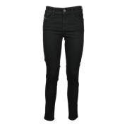 Klassieke Denim Jeans Diesel , Black , Dames