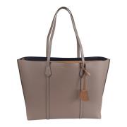 Stijlvolle Clam Shell Shopper Tas Tory Burch , Beige , Dames