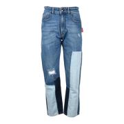 Slim-fit Jeans Semicouture , Blue , Dames