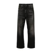 Zwarte Cuffed X-Bf Jeans R13 , Black , Dames