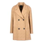 Wollen Jas Pinko , Brown , Dames