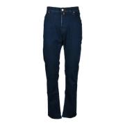 Katoenmix Slim Fit Jeans Jacob Cohën , Blue , Heren