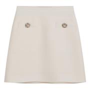 Mini Rok Valentino Garavani , Beige , Dames