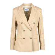 Lyocell Elastaan Jas Dondup , Beige , Dames