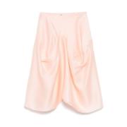 Zachte Roze Zijrits Rok Khaite , Pink , Dames