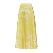 Zijden rok Fabiana Filippi , Yellow , Dames