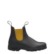 Leren Chelsea-laarzen met antislipzool Blundstone , Black , Heren