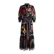 Jurk met bloemenprint en bisschopsmouwen Alice + Olivia , Multicolor ,...