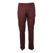 Katoen Elastaan Broek Briglia , Red , Heren