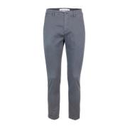 Slim Fit Chino Broek Grijs Department Five , Gray , Heren