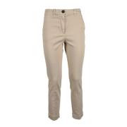 Sportieve Katoenmix Broek Marella , Beige , Dames