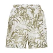 Stijlvolle Shorts voor Mannen Brunello Cucinelli , Green , Dames