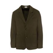 Marls Blazer met Vallende Revers Drykorn , Green , Heren