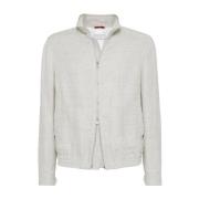 Elegante Jassen Collectie Brunello Cucinelli , Gray , Heren