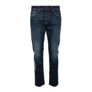 Slim-fit Jeans Costume National , Blue , Heren