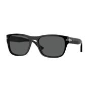 Zonnebril met vierkant montuur en overgangsglazen Persol , Black , Uni...