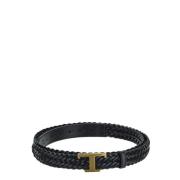 Stijlvol Logo Riem voor Mannen Tod's , Black , Heren