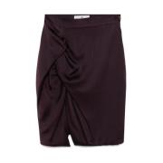 Rode Pinstripe Rok met Voorspleet Vivienne Westwood , Red , Dames