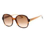 Bruine plastic dameszonnebril Tommy Hilfiger , Brown , Dames