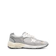 Dad-Star Leren Sneakers Golden Goose , Gray , Heren