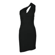 Elegante Jurk met Viscosemix Givenchy , Black , Dames