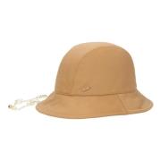 Parelketting Wol Cloche Hoed Borsalino , Brown , Dames