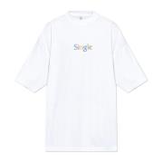 Oversized T-shirt Vetements , White , Heren