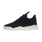 Low Top Ghost Navy / White Filling Pieces , Blue , Unisex