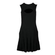 Elegante jurk met elastaan en viscose Givenchy , Black , Dames