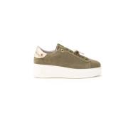 Groene Suède Libelle Dames Sneakers Gio+ , Green , Dames