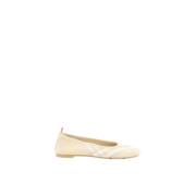 Ballerina's met Vierkante Neus en Ruitpatroon Burberry , Pink , Dames