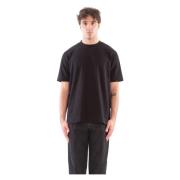 Zachte Cashmere Touch Jersey Tee in Zwart Circolo 1901 , Black , Heren