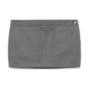 Houtskool Micro Mini Rok Wardrobe.nyc , Gray , Dames