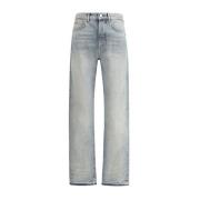 Urban Straight Fit Jeans met Vijf-Pocket Design Amiri , Blue , Heren