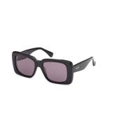 Zwart Rook Zonnebril Glimpse3 Model Max Mara , Black , Dames