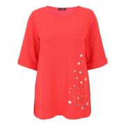 Lichtgewicht Sweatshirt-Stijl Shirt met Ottomaanse Stof Doris S , Oran...