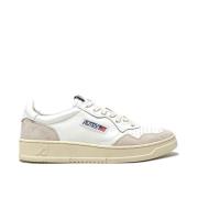 Medalist Witte Leren Sneakers Autry , White , Heren