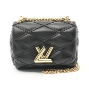 Pre-owned Canvas louis-vuitton-bags Louis Vuitton Vintage , Black , Da...