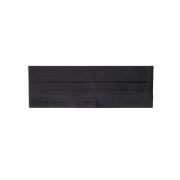 Zwarte Zijden Cummerbund Accessoire Kiton , Black , Unisex