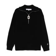 Zwarte Sweater Verhoog Stijl Statement JW Anderson , Black , Heren