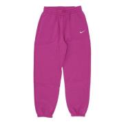 Fuchsia/Sail High-Waisted Fleece SportsWear Nike , Pink , Dames